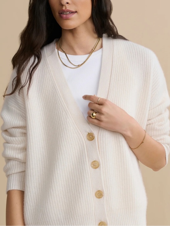Jenni Kayne Sweaters - Jenni Kayne Cropped Cashmere Cocoon Cardigan